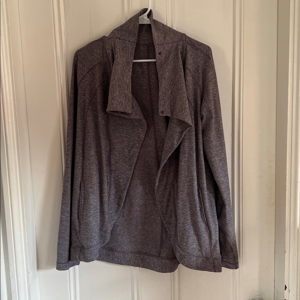 Lululemon Rulu Rally Wrap Heathered Graphite Purple Size 10